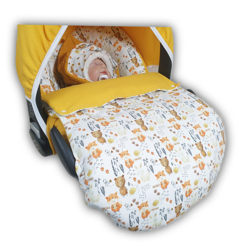 Maxi Cosi Babyschalenbezug, Ersatzbezug oder Spannbezug Waldtiere 112 von Atelier MiaMia