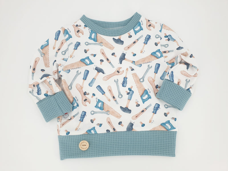 Atelier MiaMia - Hoodie Sweater Tools Baby Child from 50-140 short or long-sleeved Designer Limited !!