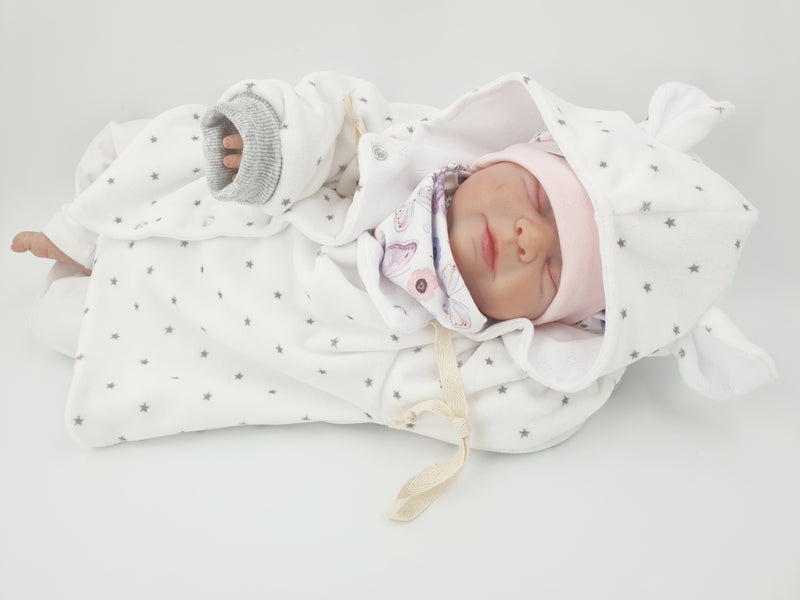 Atelier MiaMia - Giacca con cappuccio Baby Child Taglia 50-140 Designer Jacket Limited !! Nicky Asterisk lo sa