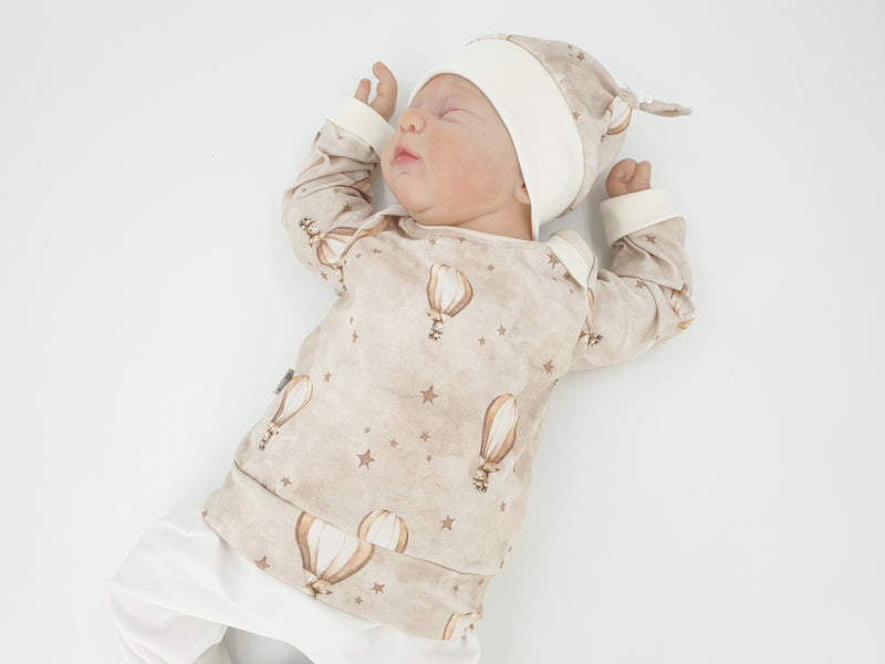 Hoodie Pullover Häschen Baby Kind ab 44-122 kurz oder langarm  Designer Limitiert !! von Atelier MiaMia