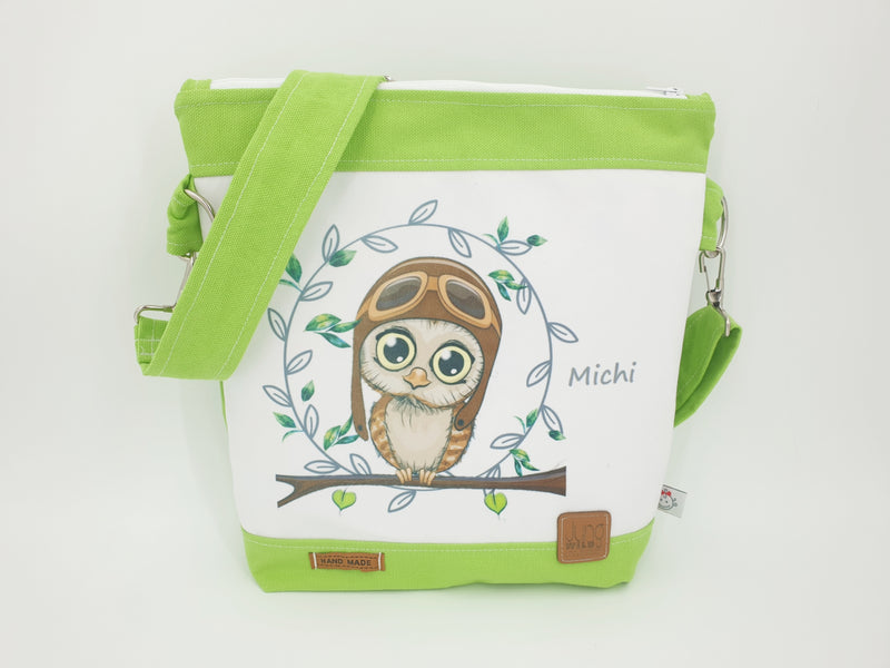 Kindergartentasche, Kindertasche Fliegereule von Atelier MiaMia