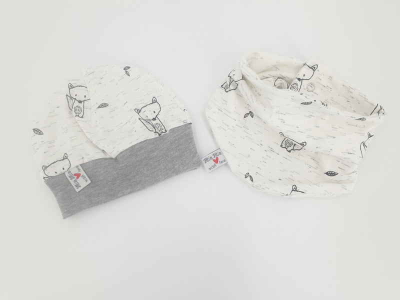 Atelier MiaMia body with short and long sleeves, also available as a fox baby set