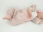 Atelier MiaMia Fantastici calzoncini o baby set con bottone screziato rosa scuro