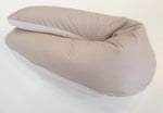 Atelier MiaMia nursing pillow or side sleeper pillow positioning pillow dots beige