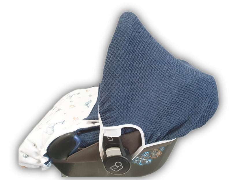 Maxi Cosi Babyschalenbezug, Ersatzbezug oder Spannbezug maritim 123 von Atelier MiaMia