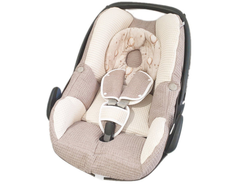 Maxi Cosi Babyschalenbezug, Ersatzbezug oder Spannbezug beige 125 von Atelier MiaMia