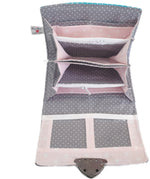 Borsa Atelier MiaMia stars grey, pois acqua