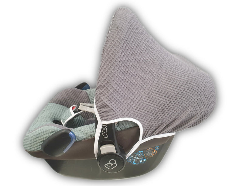 Maxi Cosi baby seat cover, replacement cover or fitted cover dark grey/duskymint