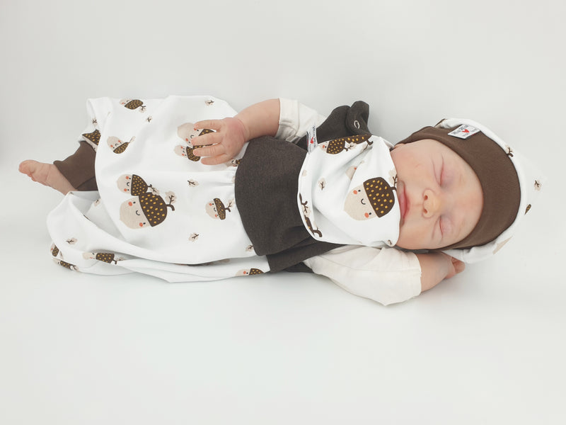 Atelier MiaMia onesie short and long also available as acorn baby set