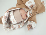 Atelier MiaMia - Hooded Jacket Baby Child Size 50-140 Designer Jacket Limited !! elephants