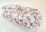Atelier MiaMia cuscino per allattamento o cuscino per traversina laterale cuscino per posizionamento erba fiori crema 207
