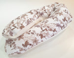 Atelier MiaMia nursing pillow or side sleeper pillow positioning pillow grass flowers cream 207