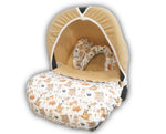 Maxi Cosi Babyschalenbezug, Ersatzbezug oder Spannbezug Waldtiere beige von Atelier MiaMia