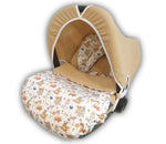 Maxi Cosi Babyschalenbezug, Ersatzbezug oder Spannbezug Waldtiere beige von Atelier MiaMia