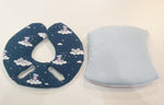 Maxi Cosi Babyschalenbezug, Ersatzbezug oder Spannbezug blau Mäuse von Atelier MiaMia