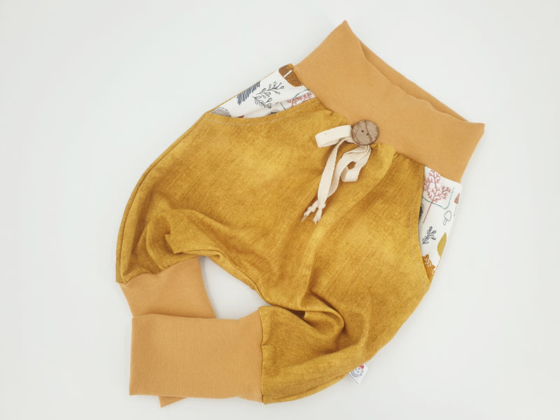 Atelier MiaMia Cool bloomers or baby set short and long acorns