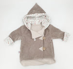 Atelier MiaMia - Giacca con cappuccio Baby Child Taglia 50-140 Designer Jacket Limited !! elefanti