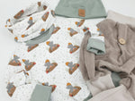 Atelier MiaMia - Hoodie Sweater Acorns Baby Child from 44-122 short or long-sleeved Designer Limited !!