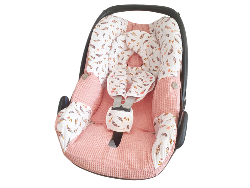 Maxi Cosi Babyschalenbezug, Ersatzbezug oder Spannbezug aprico Federn von Atelier MiaMia