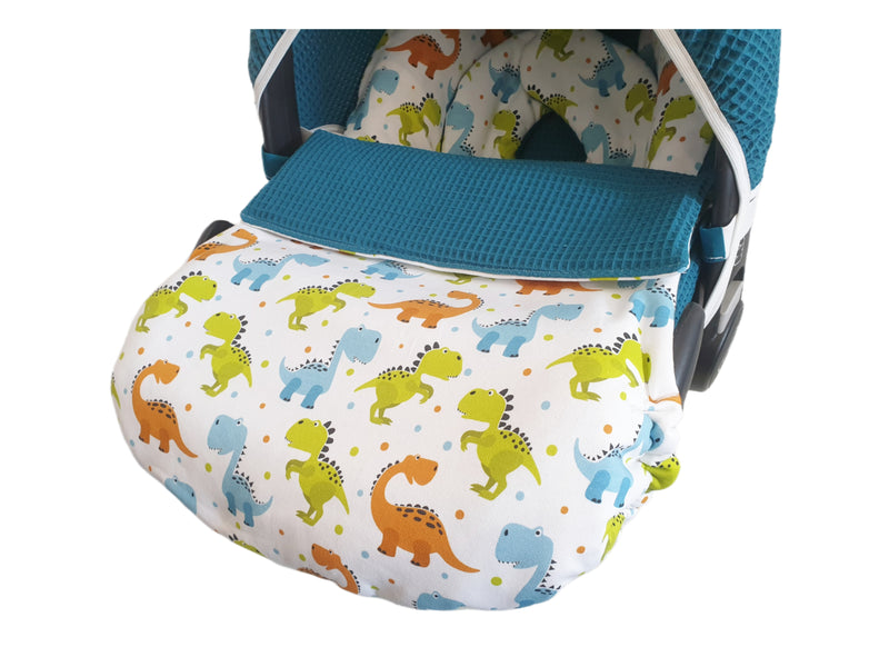 Maxi Cosi Babyschalenbezug, Ersatzbezug oder Spannbezug Dinos von Atelier MiaMia