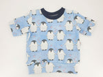 Atelier MiaMia - Hoodie Sweater Penguins 307 Baby Child from 44-122 short or long sleeve Designer Limited !!