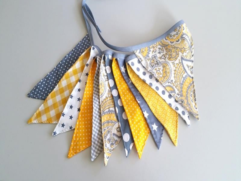 Atelier MiaMia pennant chain motif fabrics no. 2