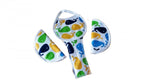 Belt protectors white, colorful whales //82