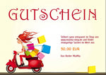 Shop Gutschein 50 EUR 3 Designs mit Umschlag von Atelier MiaMia