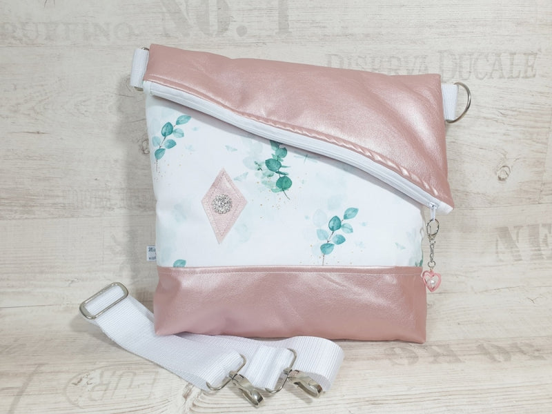 Handtasche // 14 rosé Eukalyptus von Atelier MiaMia