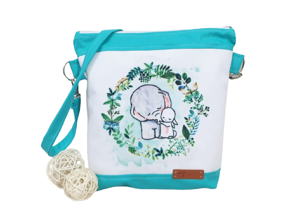 Kindergarten bag, children's bag elephant