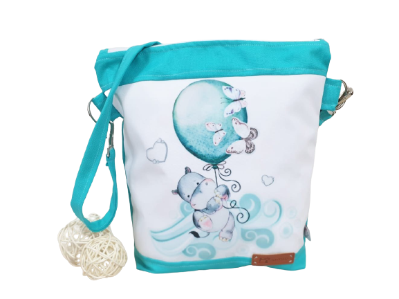 Kindergartentasche, Kindertasche Hippo von Atelier MiaMia