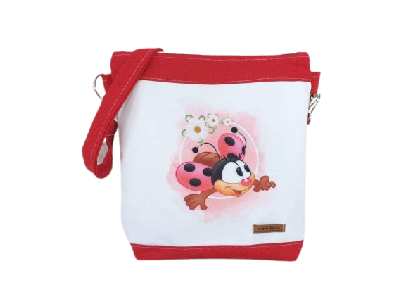 Borsa asilo, borsa per bambini 54 coccinelle