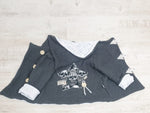 Kaputzenjacke Baby Kind Größe 50-140 Grobstrick Jacke Limitiert !! Grobstrick Grau J12 von Atelier MiaMia
