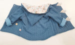 Kaputzenjacke Baby Kind Größe 50-140 Grobstrick Jacke Limitiert !! Grobstrick Blau Waldtiere J13 von Atelier MiaMia