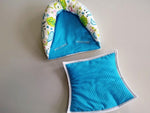 Kopfstütze blaues Reh oder Kopfstütze mit Sitzverkleinerung 11 von Atelier MiaMia