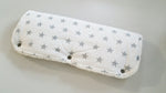 Stroller muff white gray stars 1