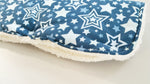 Stroller muff blue stars 2