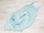 Atelier MiaMia bib romper short and long also as a baby set waffle jersey mint 3