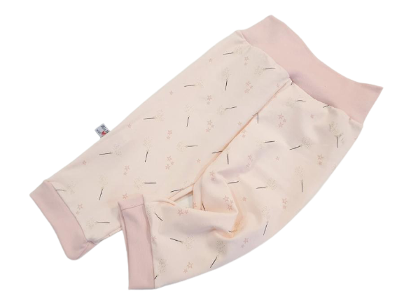 Atelier MiaMia leggings per neonati e bambini rosa stelle taglia 50-116