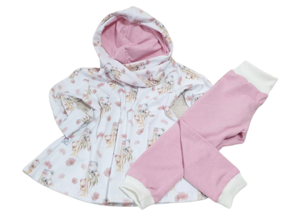 Baby und Kinder Leggins Rosa Größe 50-116 von Atelier MiaMia