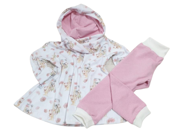 Atelier MiaMia leggings per neonati e bambini rosa taglia 50-116