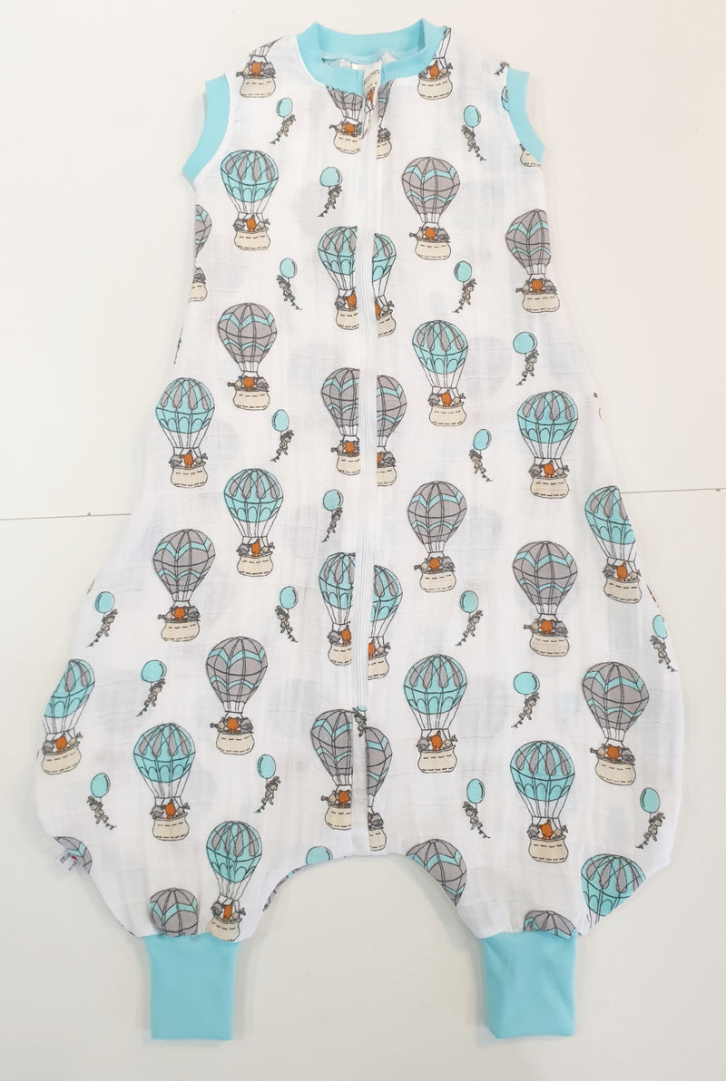 Atelier MiaMia *Mutzelpumper* sleeping bag with feet, size. 50-104 balloons