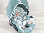 MaxiCosi Bezug // 108 Eukalyptus petrol von Atelier MiaMia