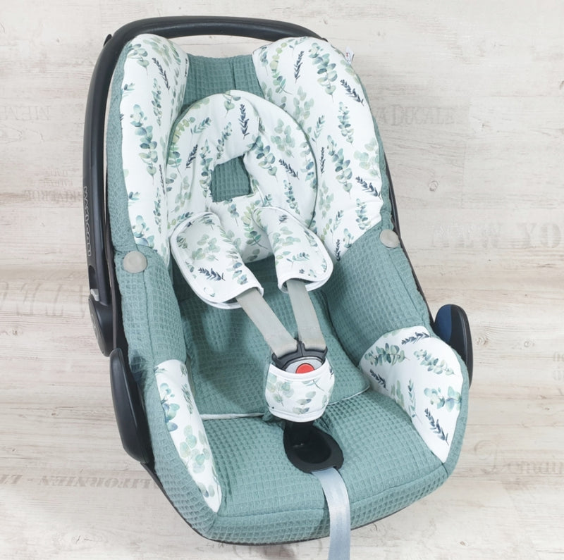 MaxiCosi Bezug // 108 Eukalyptus petrol von Atelier MiaMia