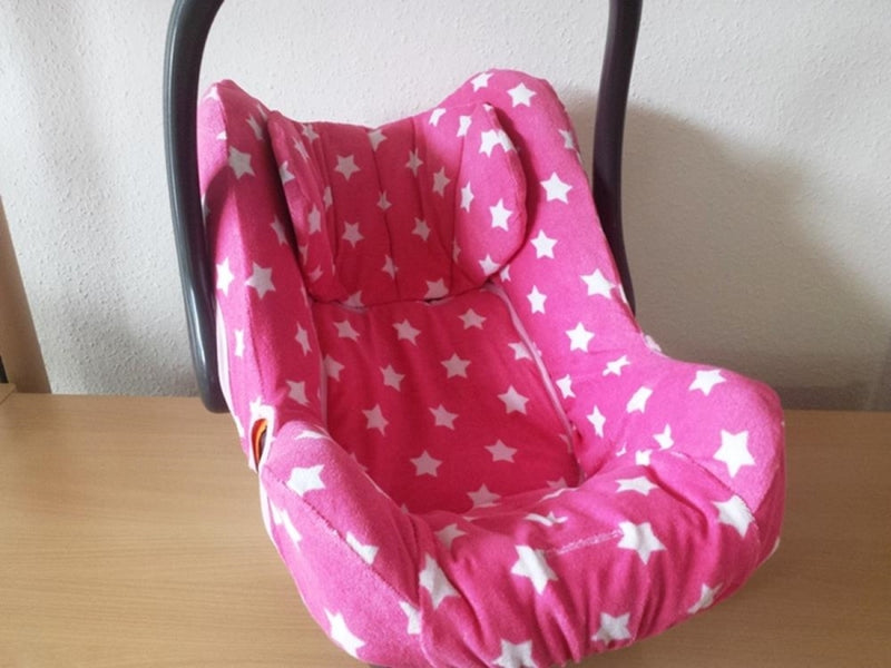 Römer Babysafe, pink, große Sterne, Römer 15 von Atelier MiaMia