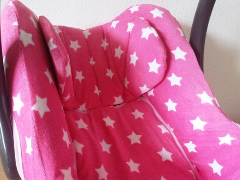 Römer Babysafe, pink, große Sterne, Römer 15 von Atelier MiaMia