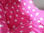 Roman baby safe, pink, big stars, Romans 15