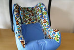 Römer Babysafe, weiß, blaue Affen, Römer 22 von Atelier MiaMia