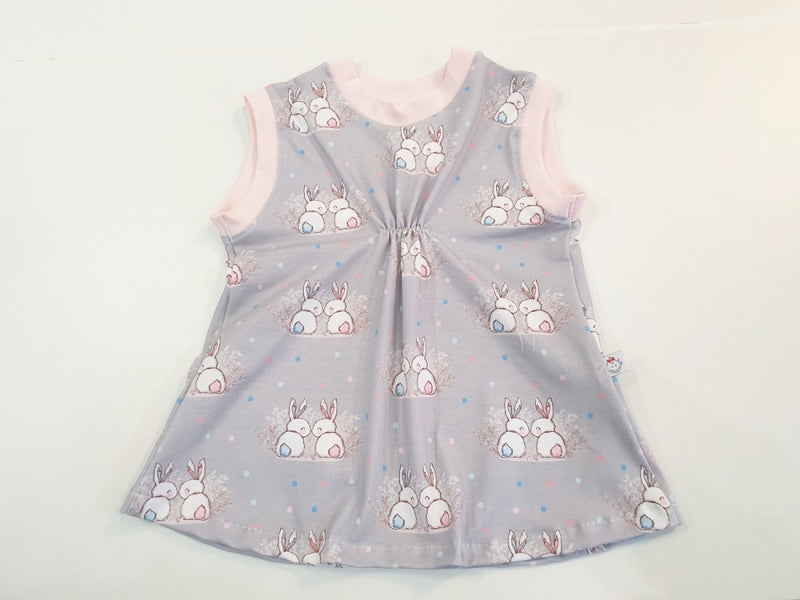 Atelier MiaMia - hoodie dress with sweatie 2 parts size 56-140 rabbit love &amp; sweatie rose 9