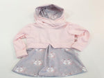 Atelier MiaMia - hoodie dress with sweatie 2 parts size 56-140 rabbit love &amp; sweatie rose 9